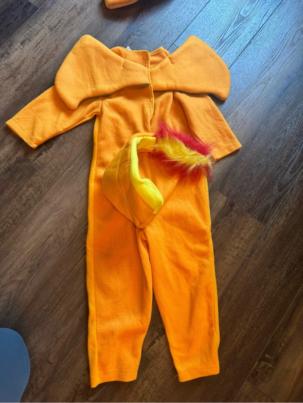 Kids Pokemon Charizard one piece costume size small with hat and tail